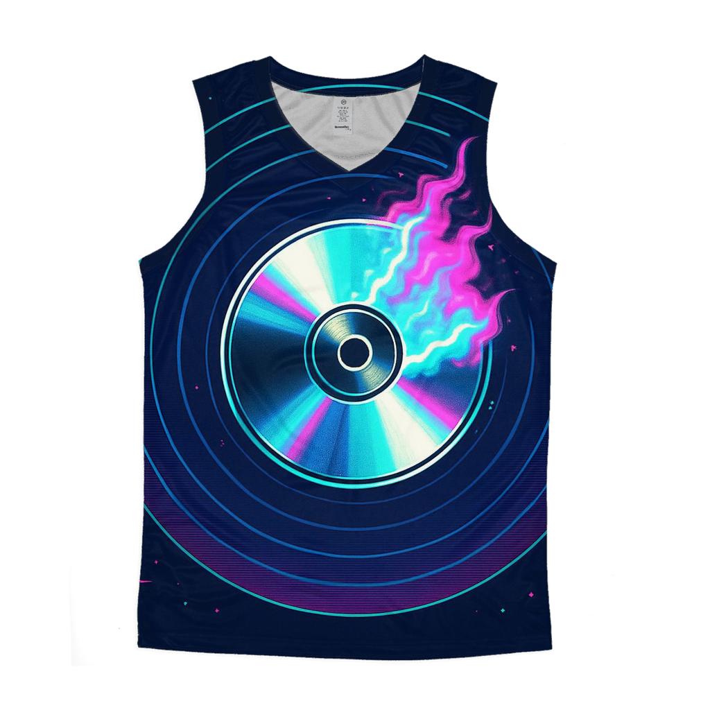 Laserdisc Nebula Pop Art custom tank tops
