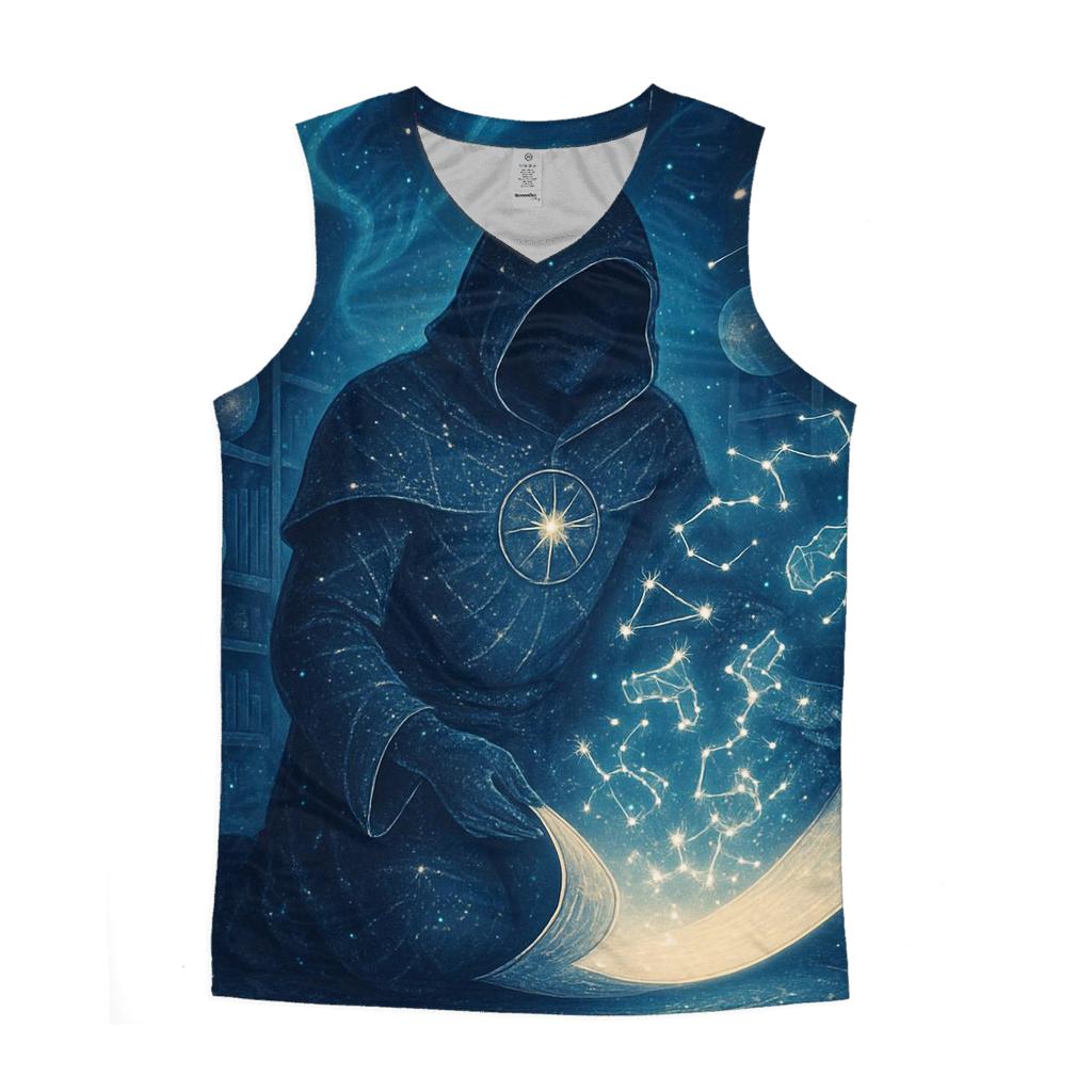 The Atlas Of Living Constellations graphic print tank tops