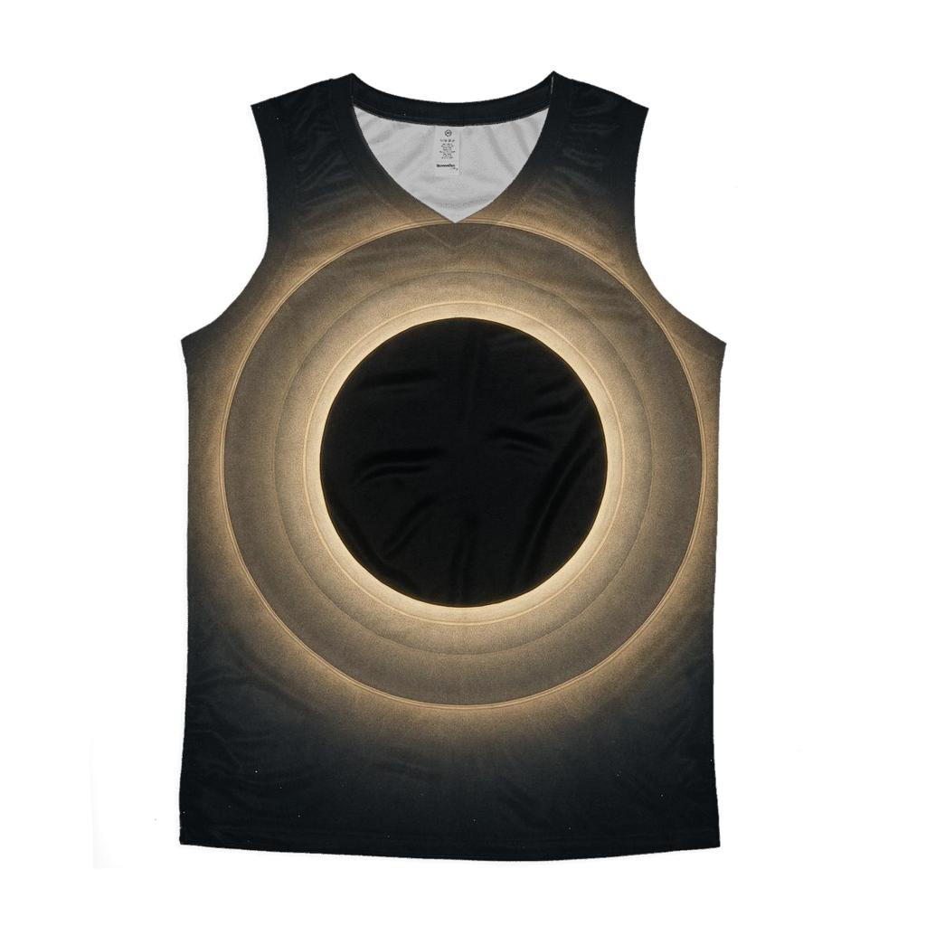 Eclipse Corona With Dust Halo Scallops casual summer tank tops