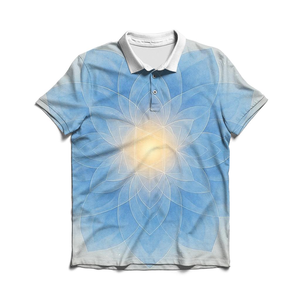 Breath Lantern Mandala personalized polo shirts