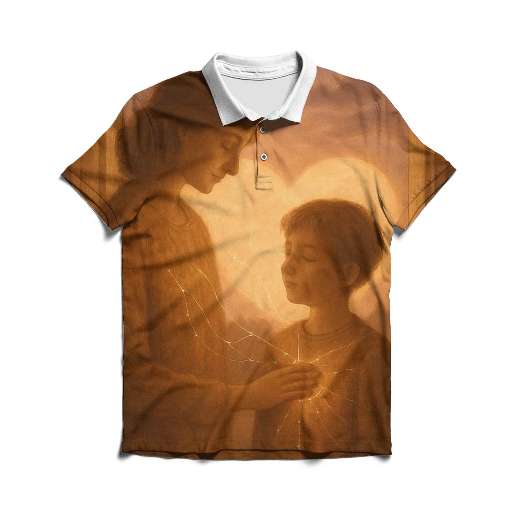 The Heart As Home A Mother Who Teaches Belonging custom polo shirts