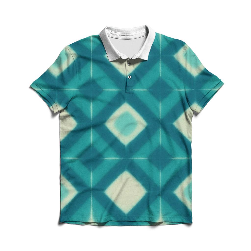 Itajime Eclipse Clamp Grid custom polo shirts