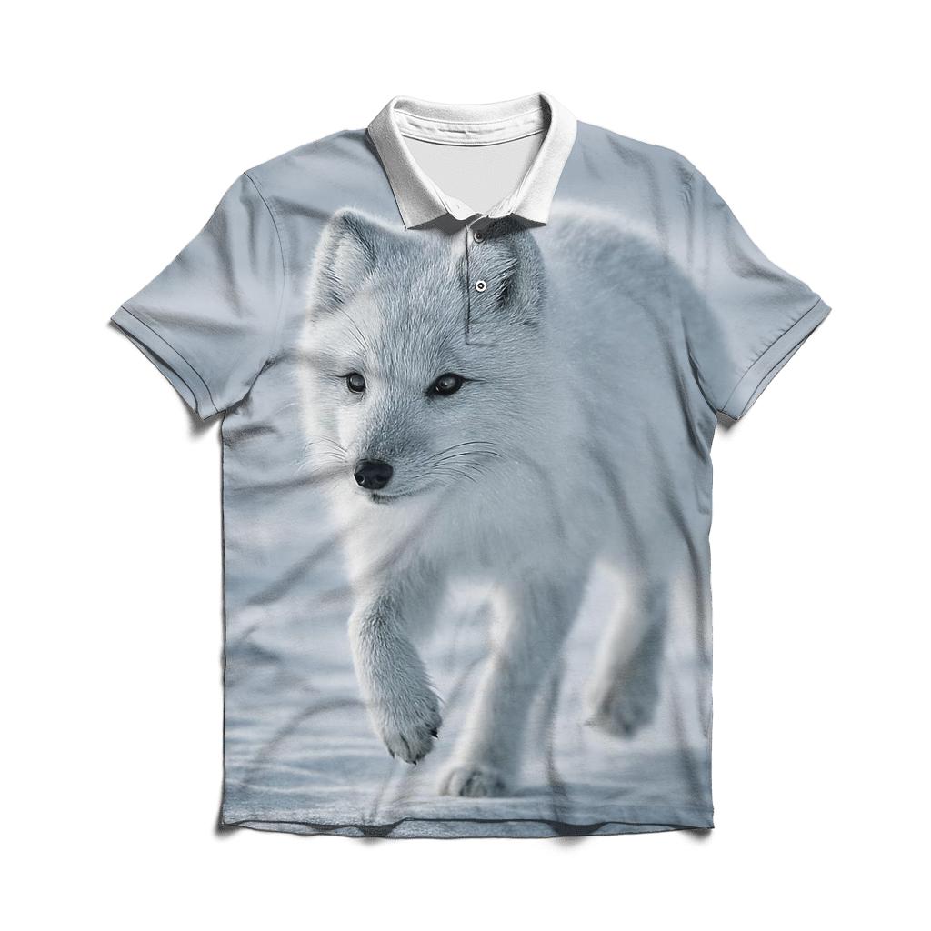Frostline Patrol Arctic Fox designer slim fit polos