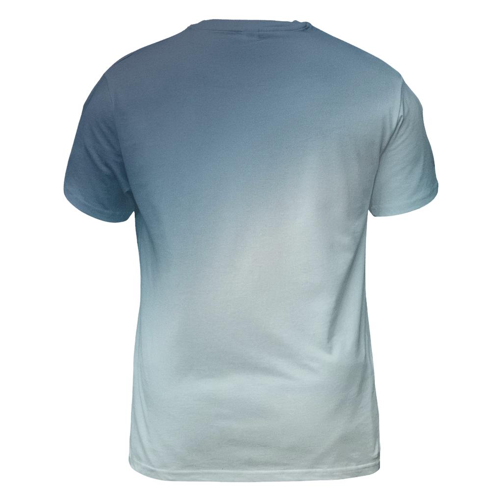 Moonlit Glacier Veil creative print fashion shirts