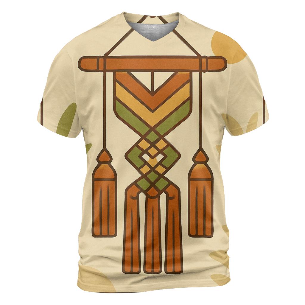 Groovy Macrame Wall Hang Geometry unique graphic print tees