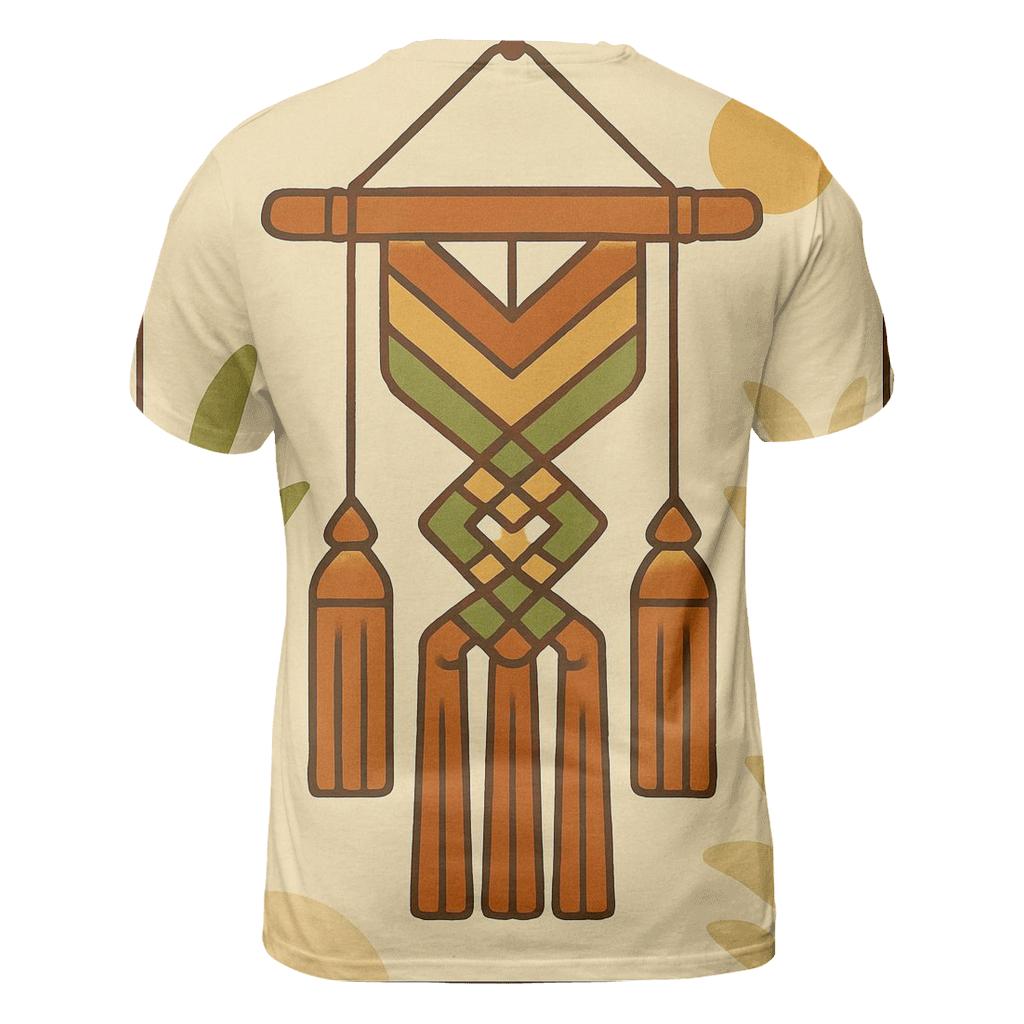 Groovy Macrame Wall Hang Geometry unique graphic print tees