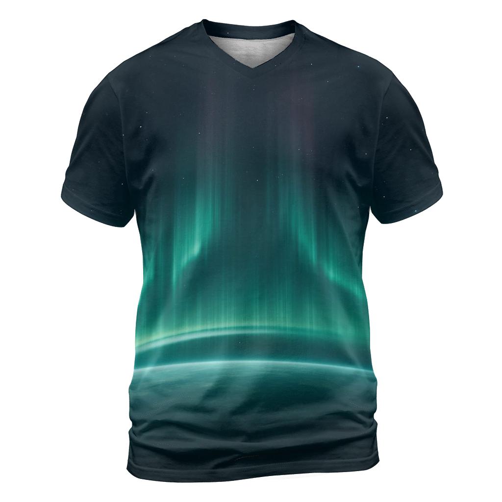 Aurora Oval Over Ice Limb designer pattern shirts