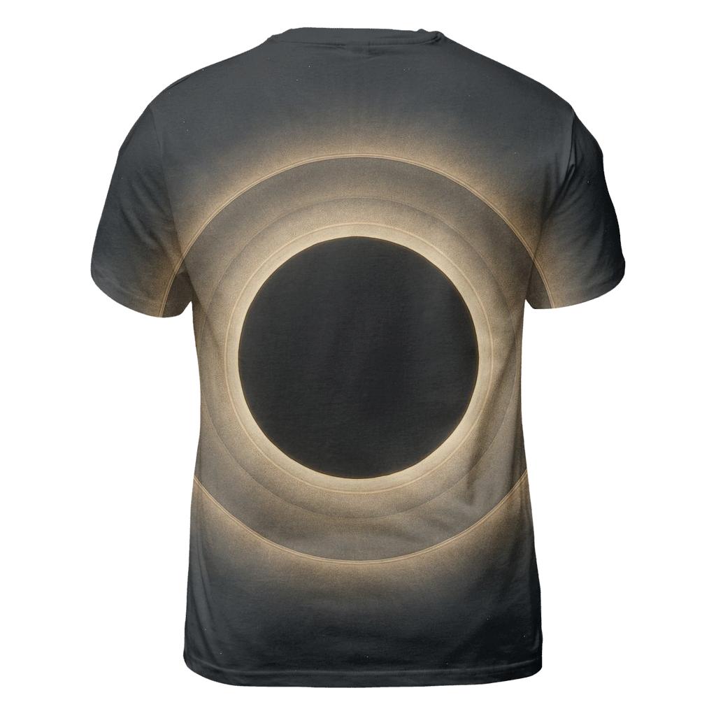 Eclipse Corona With Dust Halo Scallops vibrant all-over design tees