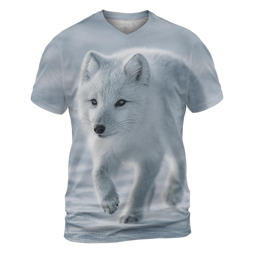 Frostline Patrol Arctic Fox statement graphic shirts