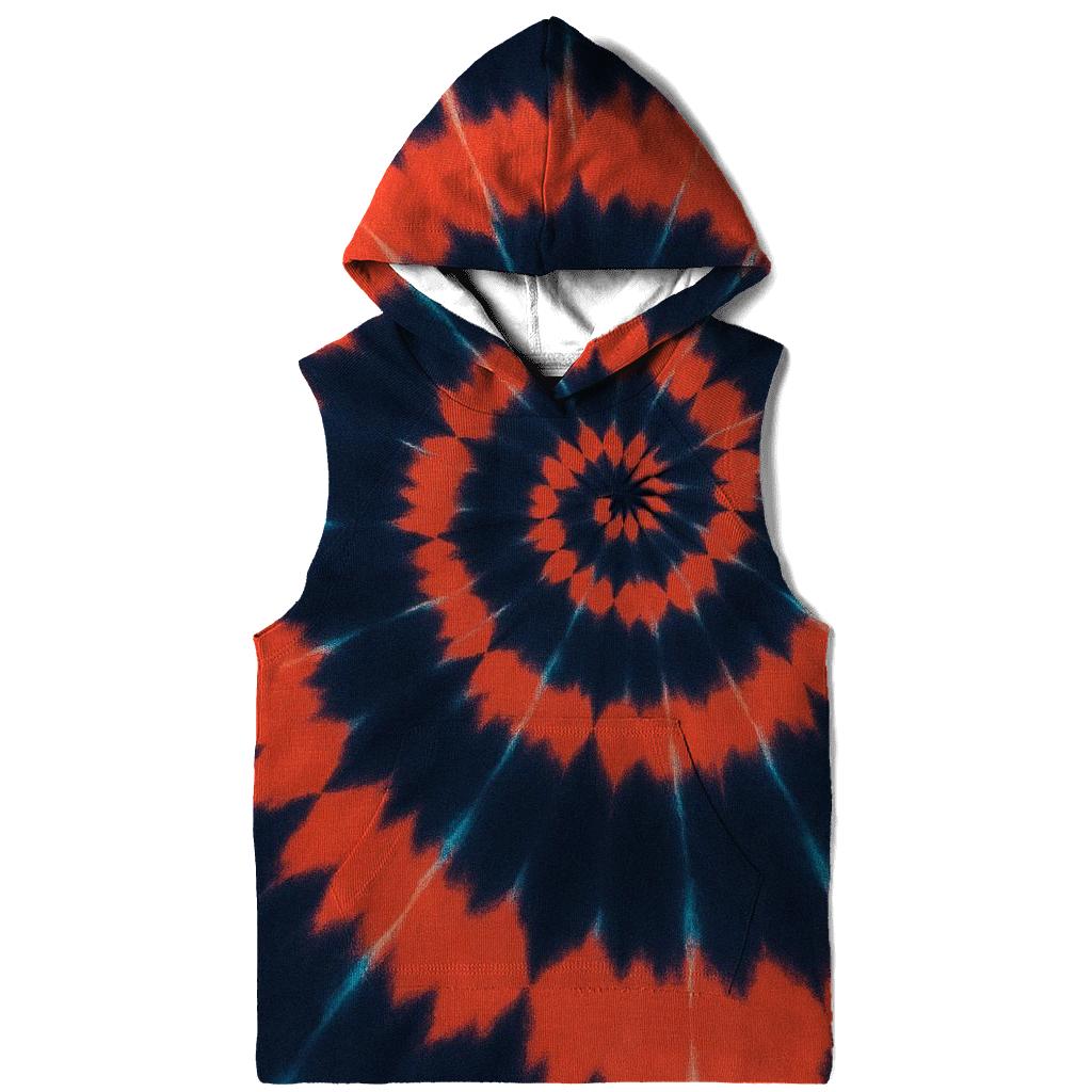Nebula Spiral Over Dye Whorl heavyweight hoodies