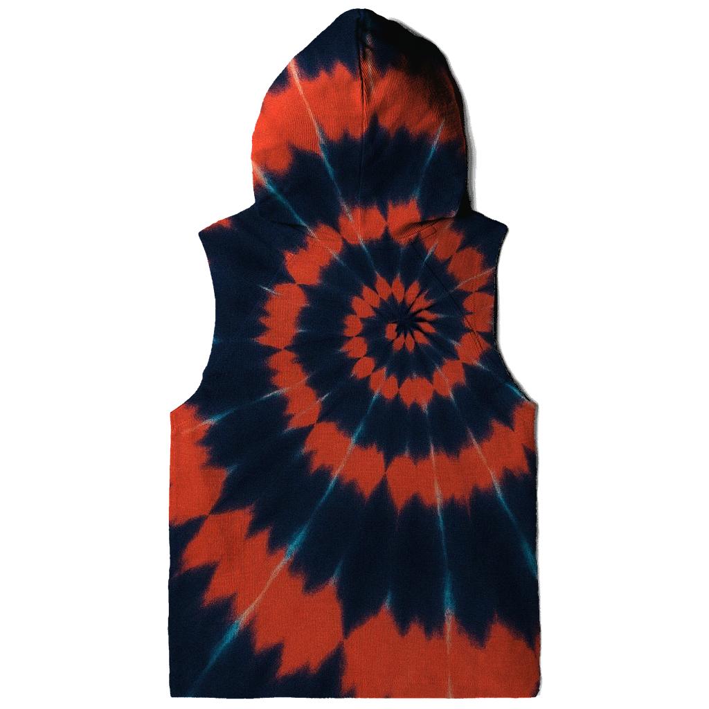 Nebula Spiral Over Dye Whorl heavyweight hoodies