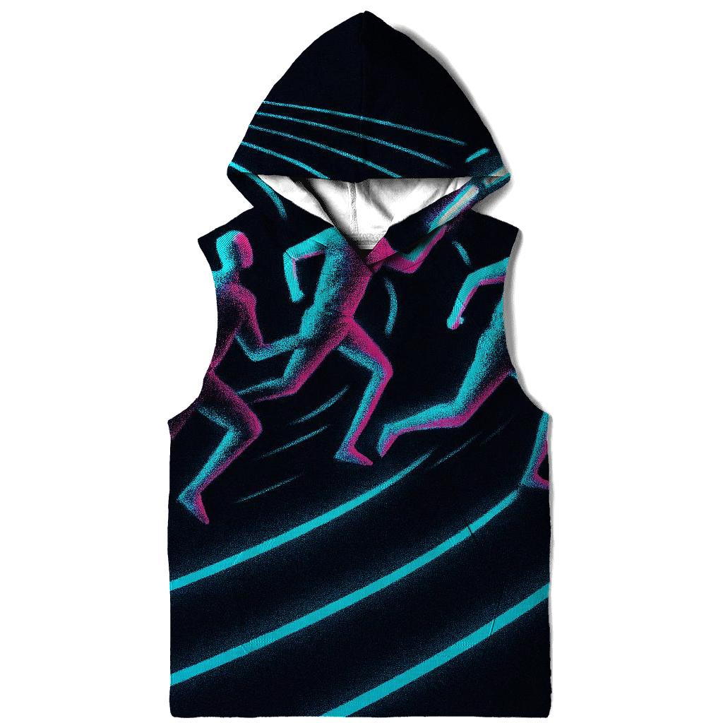 Midnight Sprint Neon Relay designer hoodies