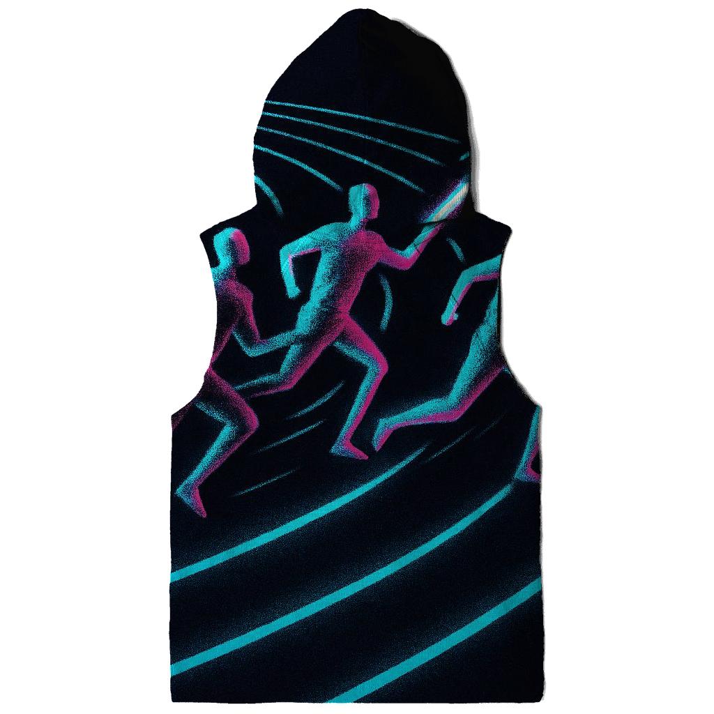 Midnight Sprint Neon Relay designer hoodies
