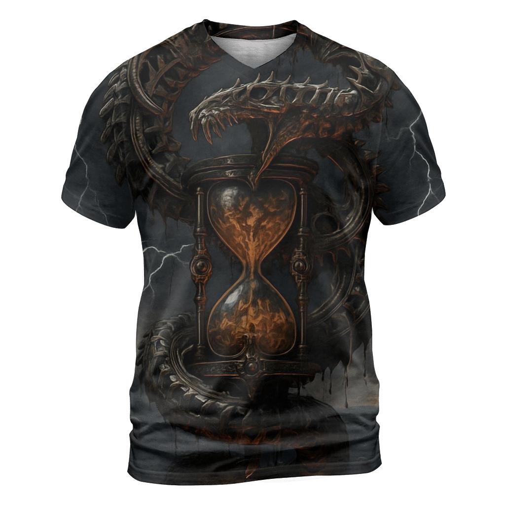 Clockwork Ossuary Leviathan creative print fashion shirts