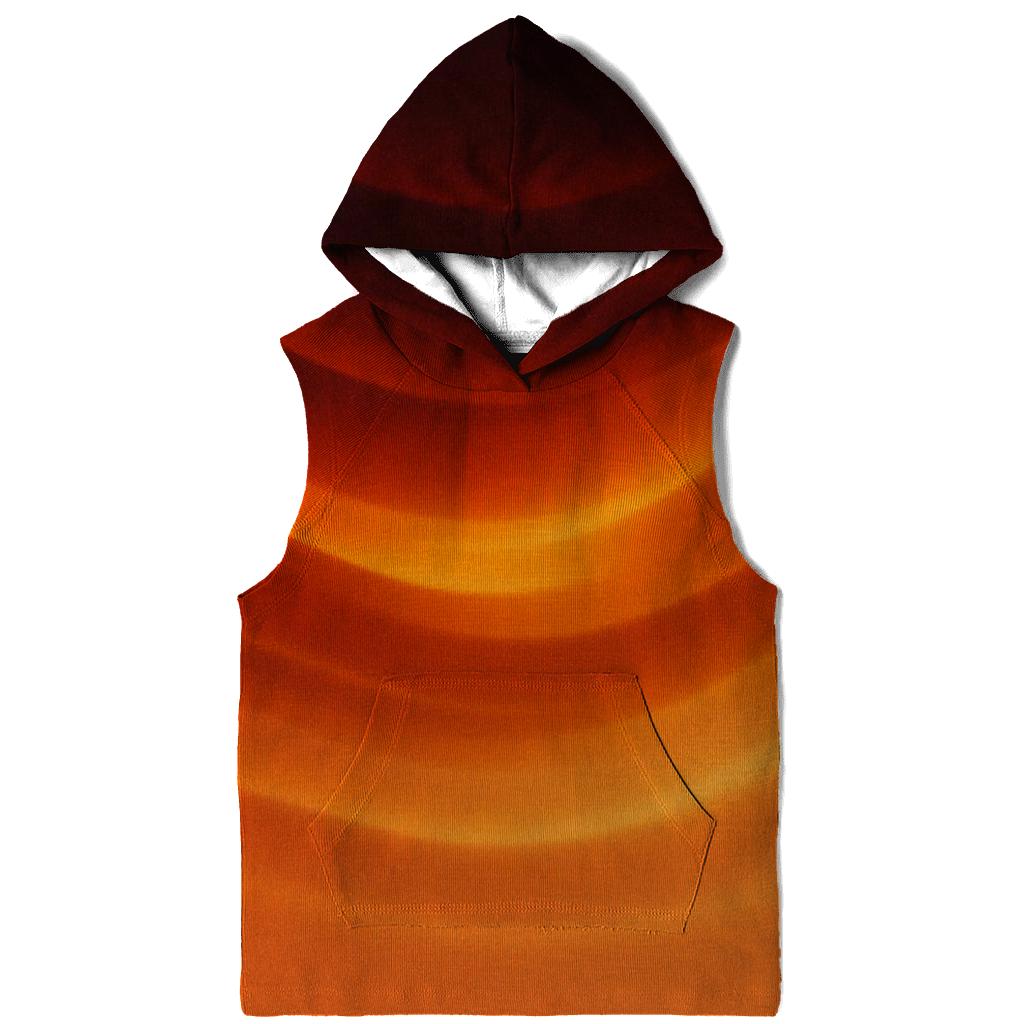 Molten Amber Drift embroidered hoodies