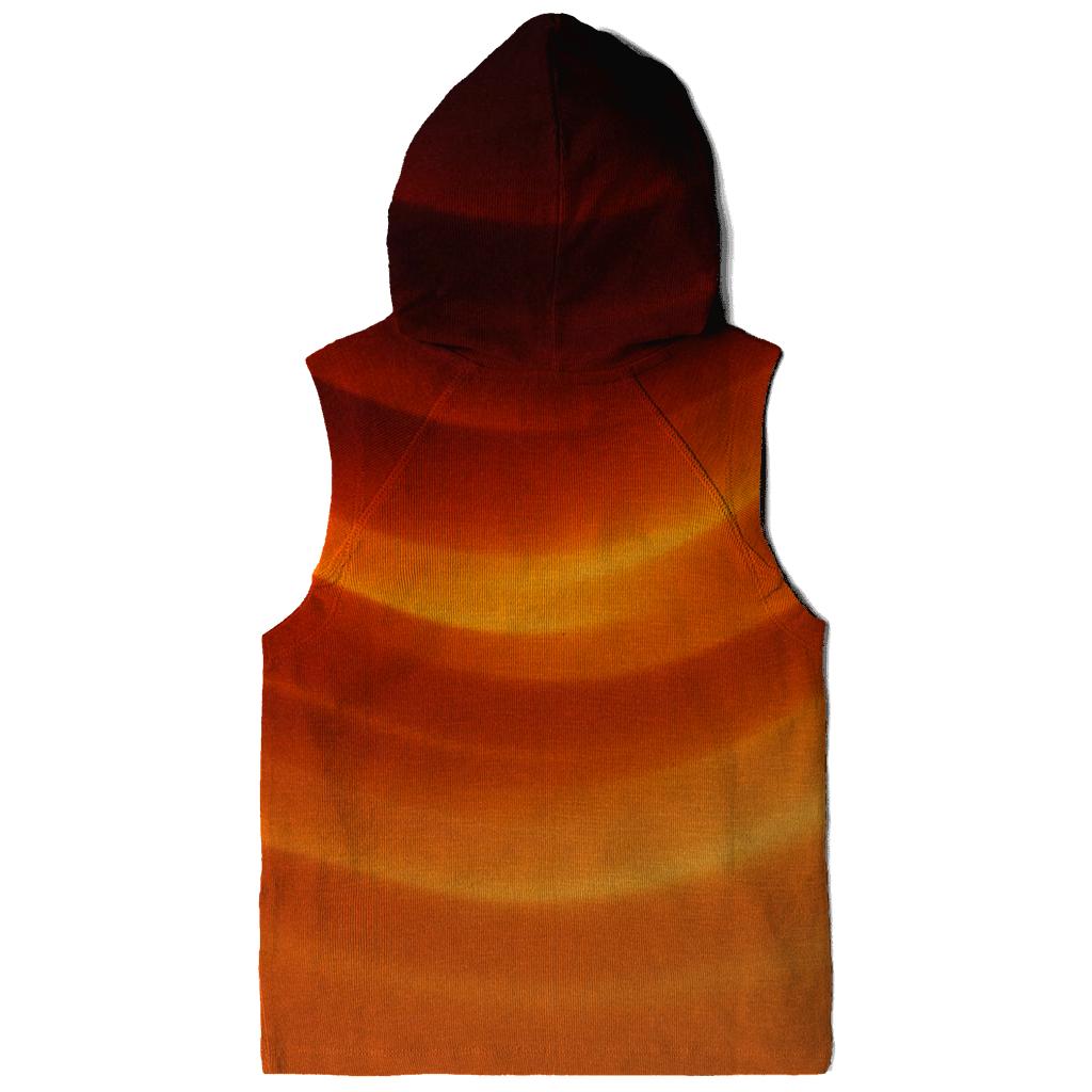 Molten Amber Drift embroidered hoodies
