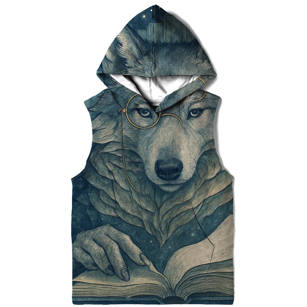 Lunar Archivist Wolf pullover hoodies