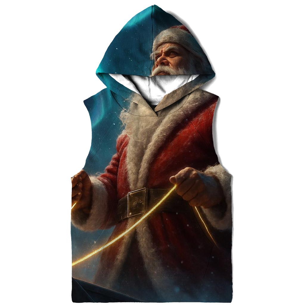 Aurora Sleigh Captain Santa pullover hoodies