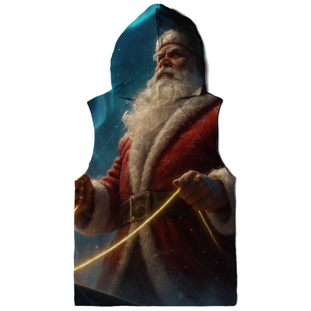 Aurora Sleigh Captain Santa pullover hoodies