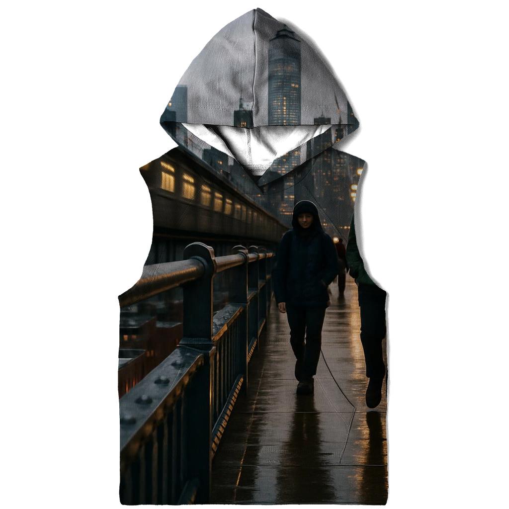 After The Rain From The Manhattan Bridge Walkway pullover hoodies