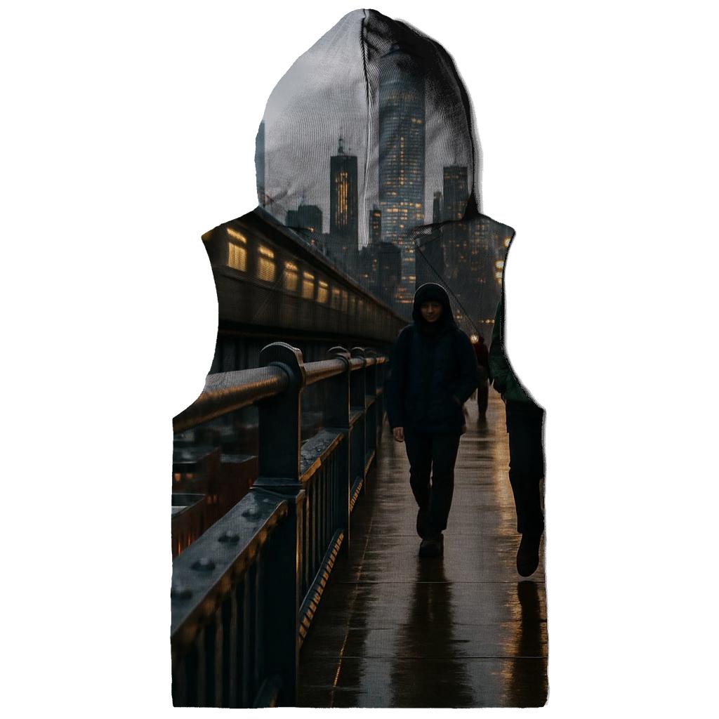 After The Rain From The Manhattan Bridge Walkway pullover hoodies