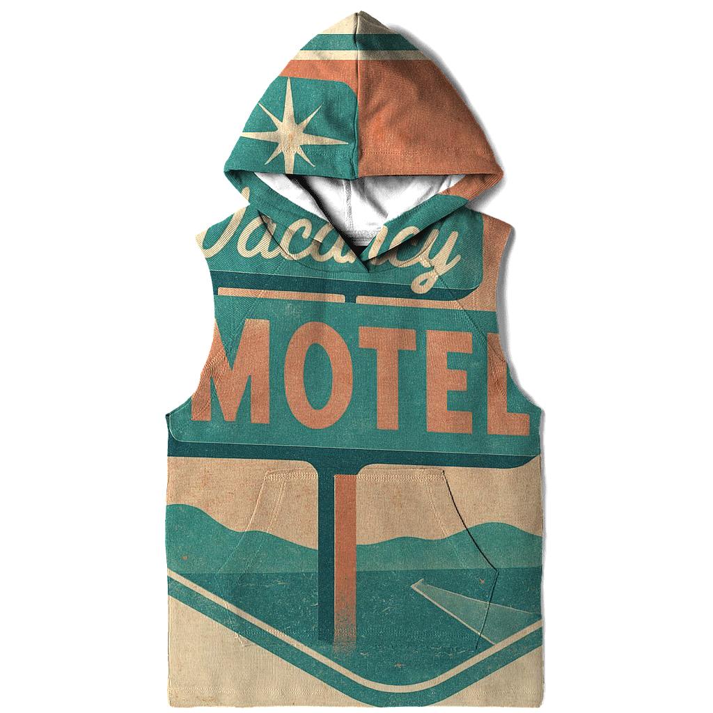 Classic 1950s Motel Vacancy Neon Badge graphic hoodies