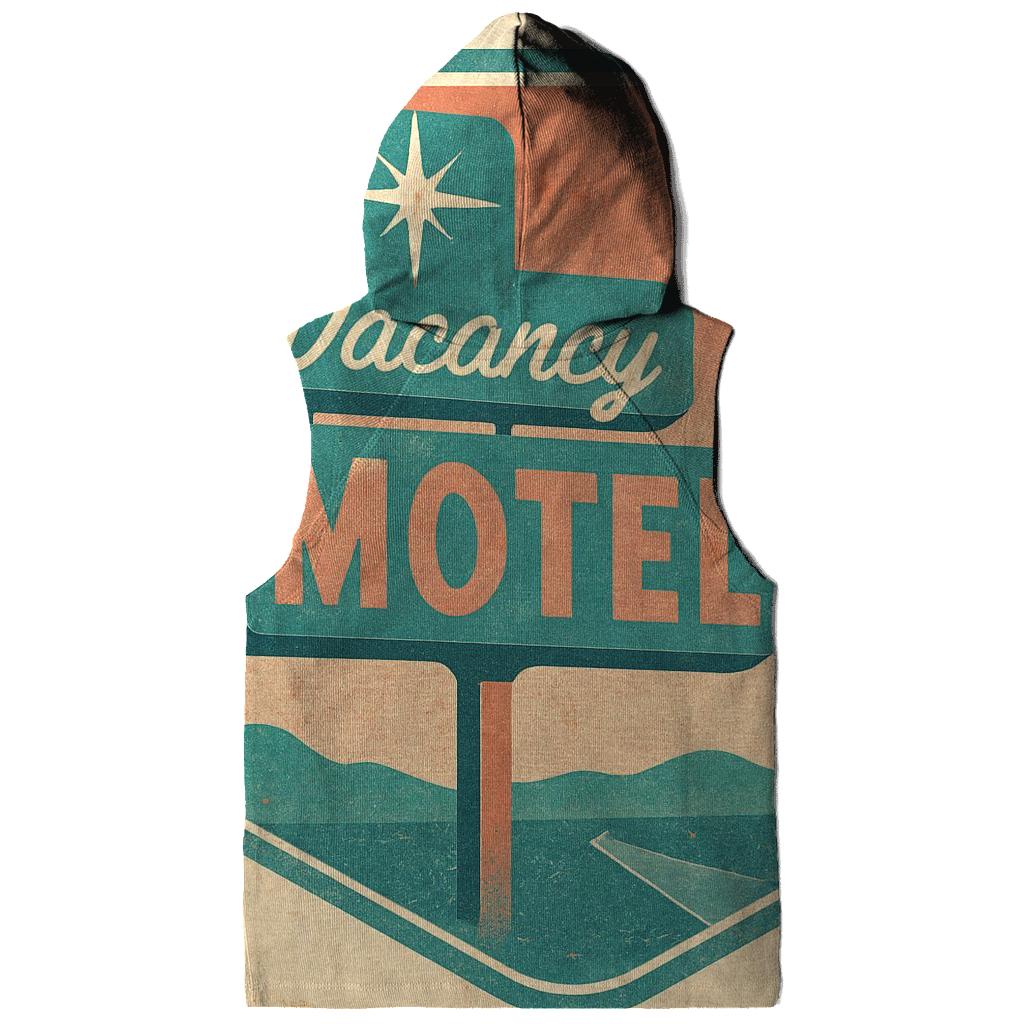 Classic 1950s Motel Vacancy Neon Badge graphic hoodies