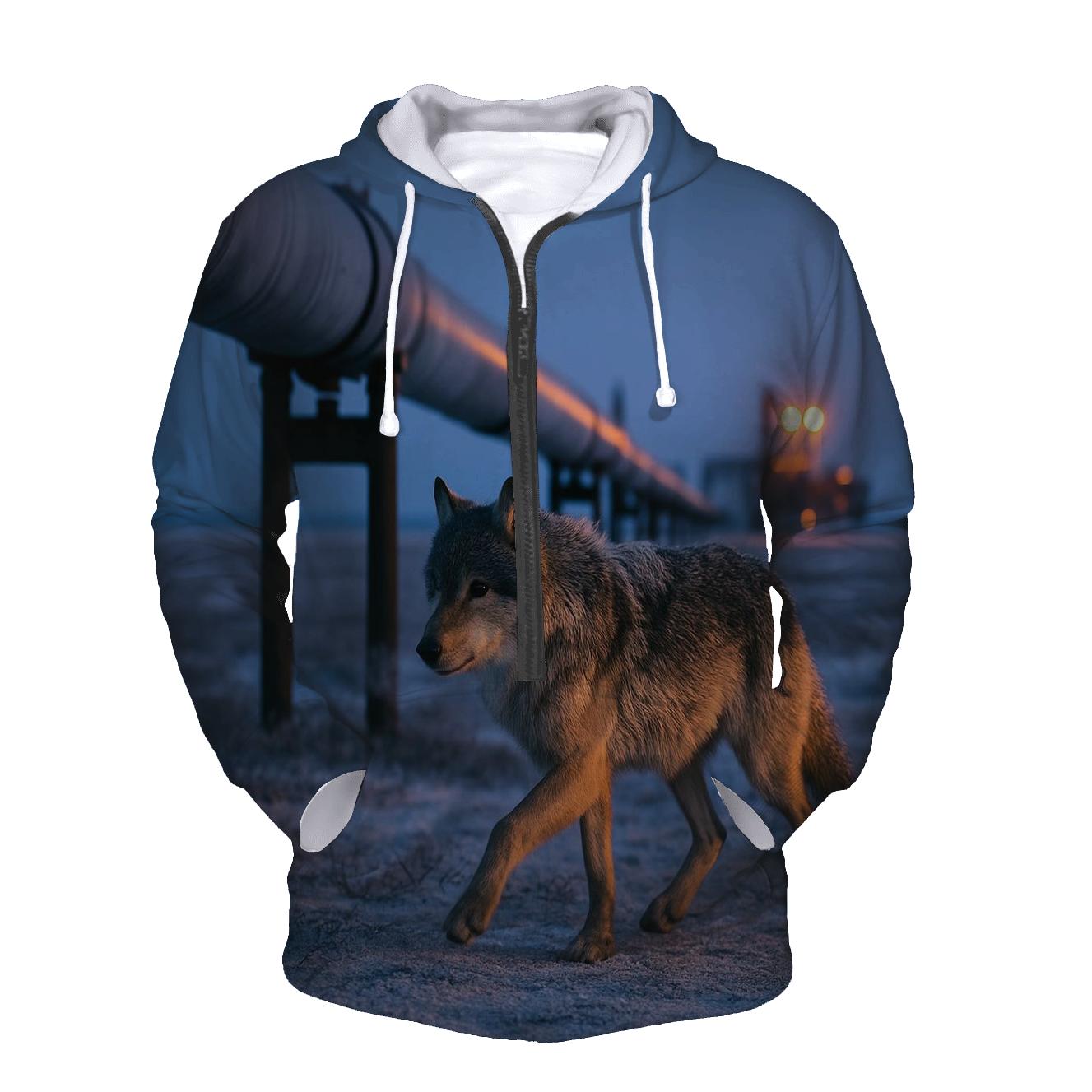 Arctic Pipeline Shadow Wolf hoodie trends