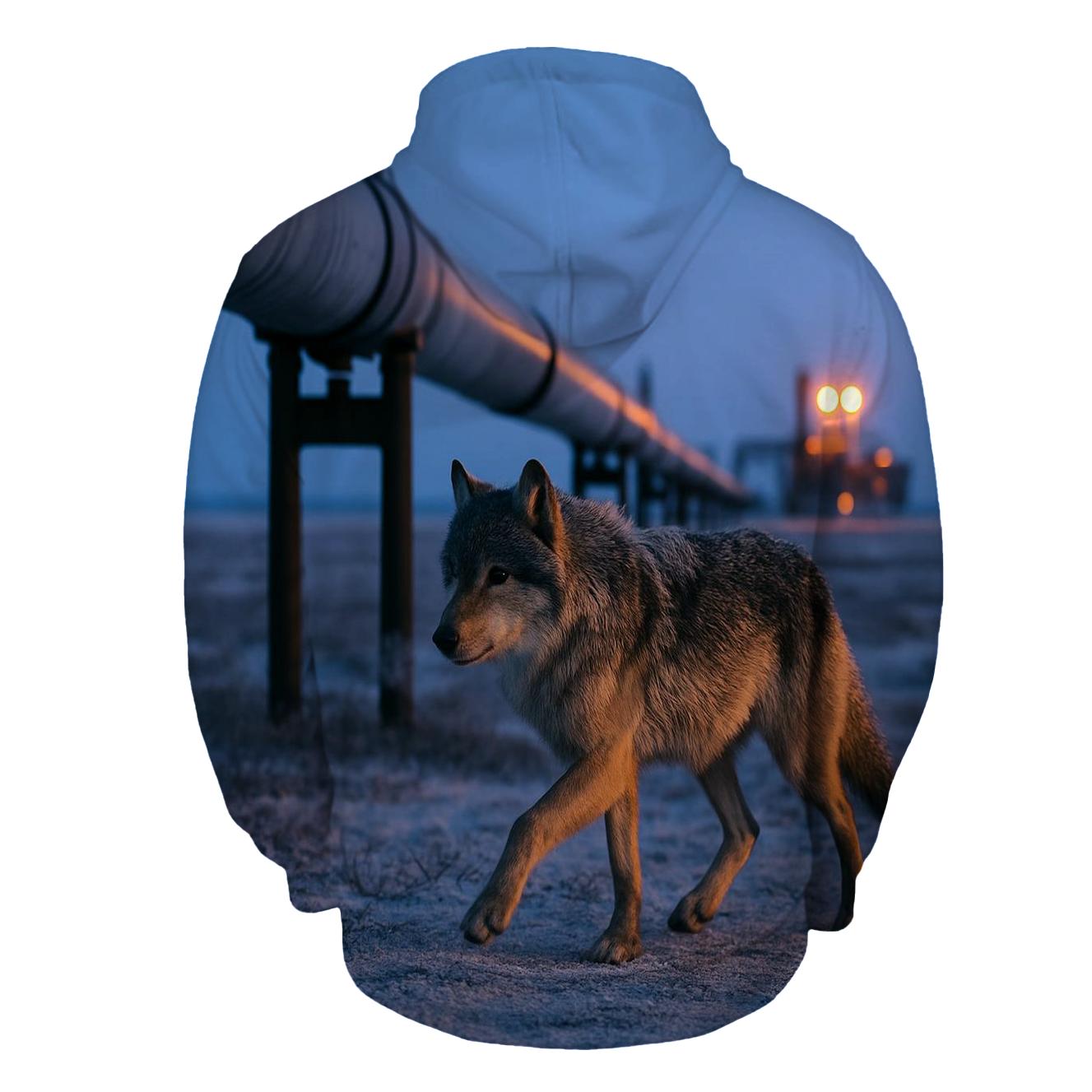 Arctic Pipeline Shadow Wolf hoodie trends