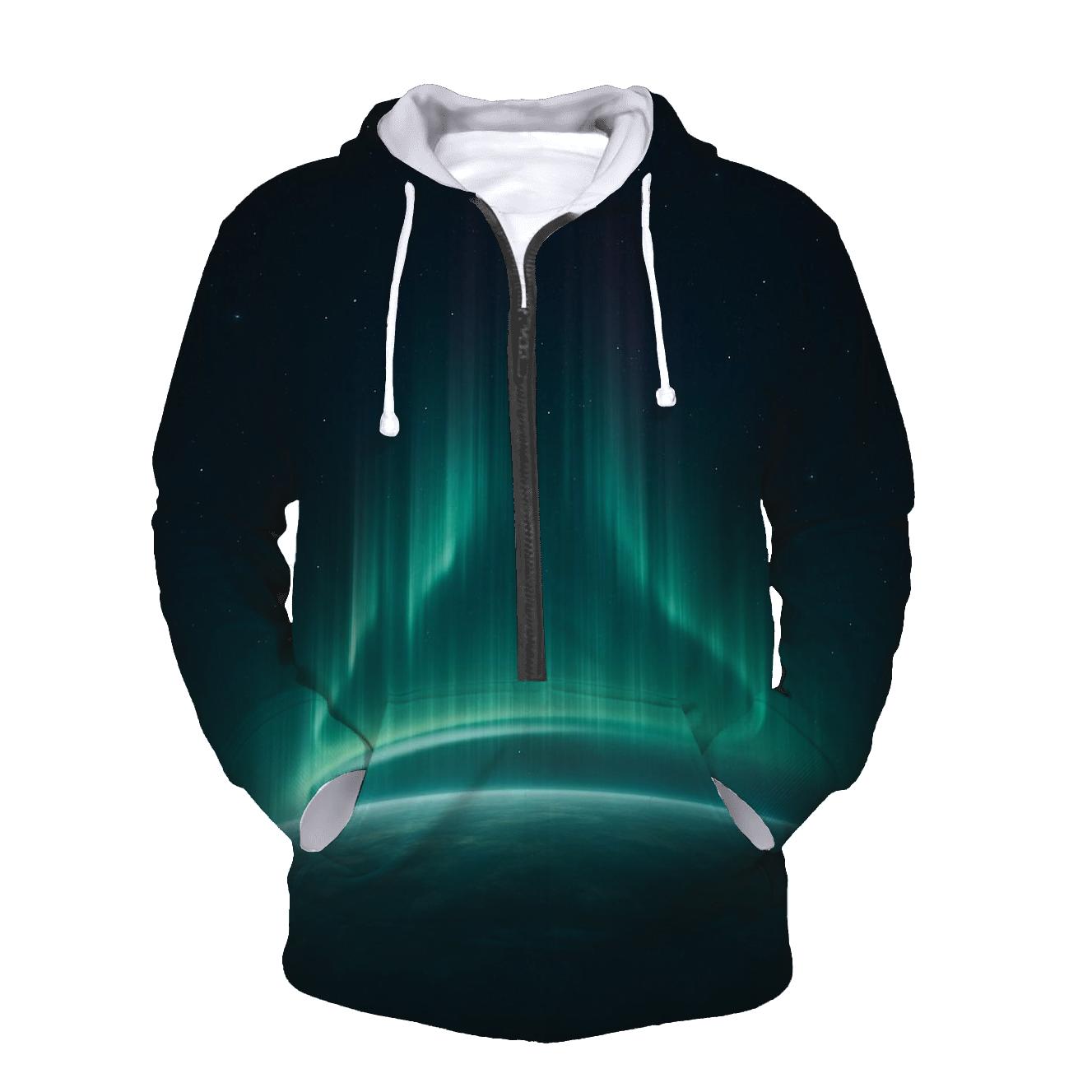 Aurora Oval Over Ice Limb premium hoodies