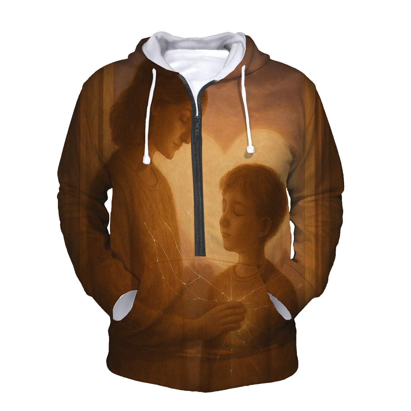 The Heart As Home A Mother Who Teaches Belonging zip-up hoodies
