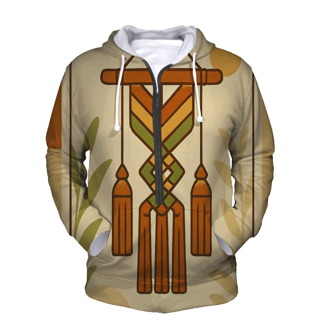 Groovy Macrame Wall Hang Geometry hoodie trends