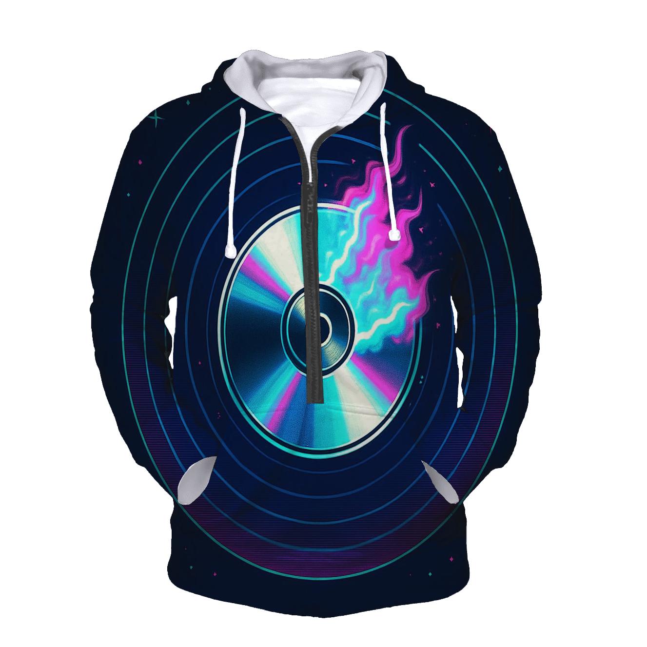 Laserdisc Nebula Pop Art hoodie styles