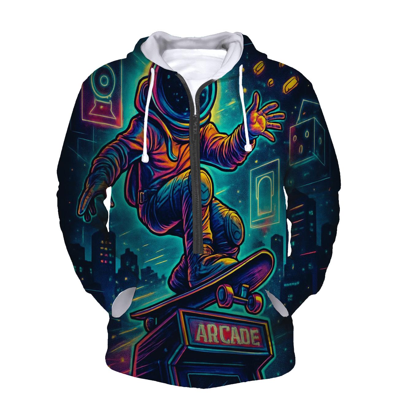 Midnight Arcade Astronaut pullover hoodies