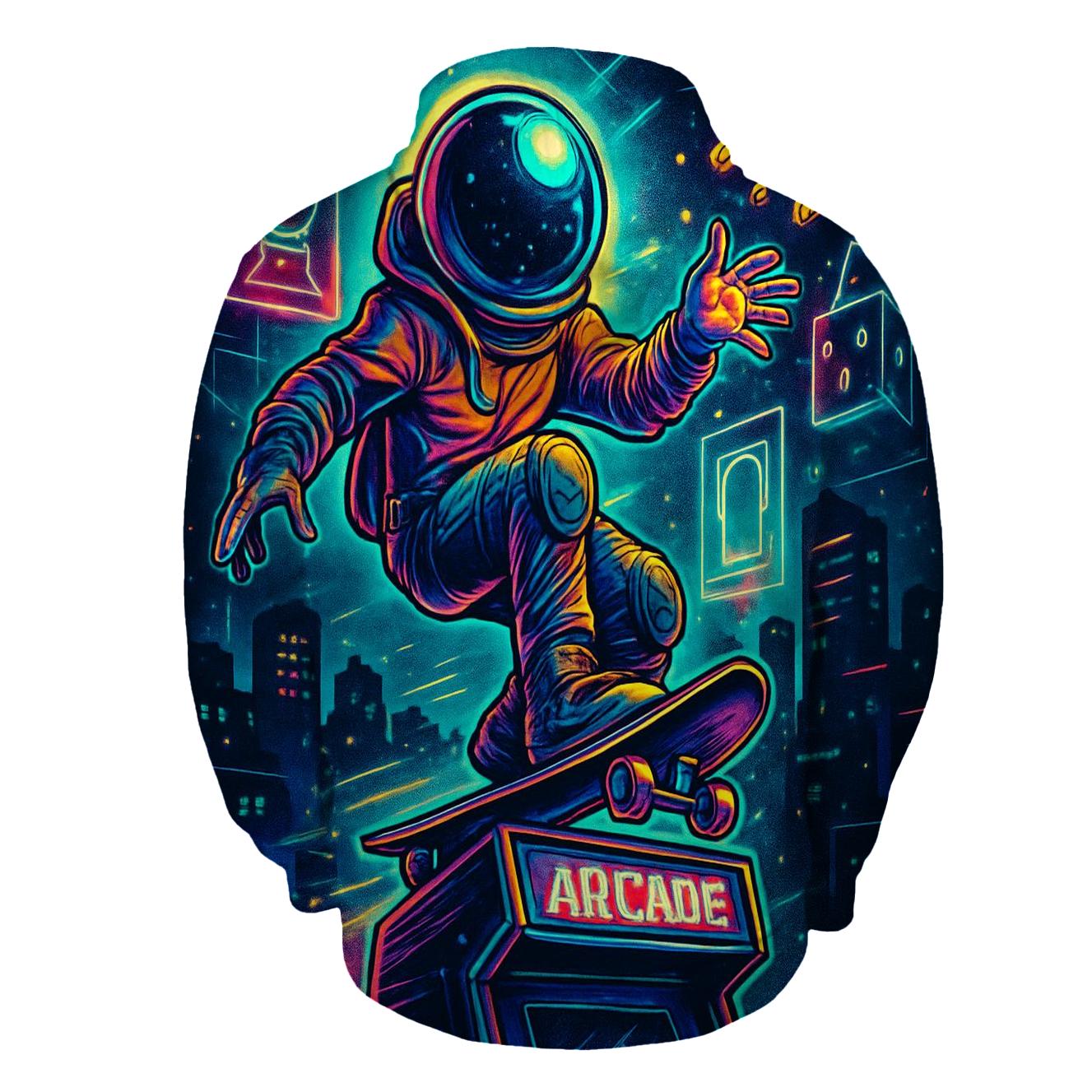 Midnight Arcade Astronaut pullover hoodies