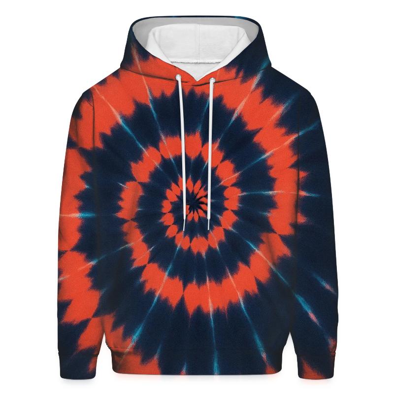 Nebula Spiral Over Dye Whorl hoodie styles