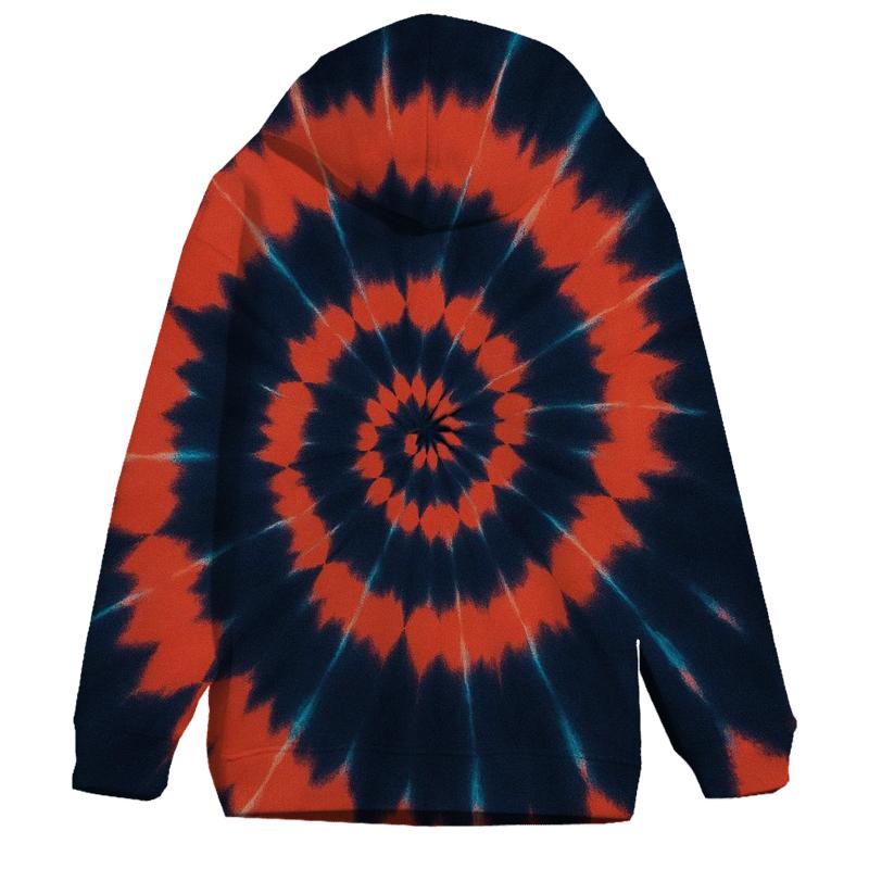 Nebula Spiral Over Dye Whorl hoodie styles