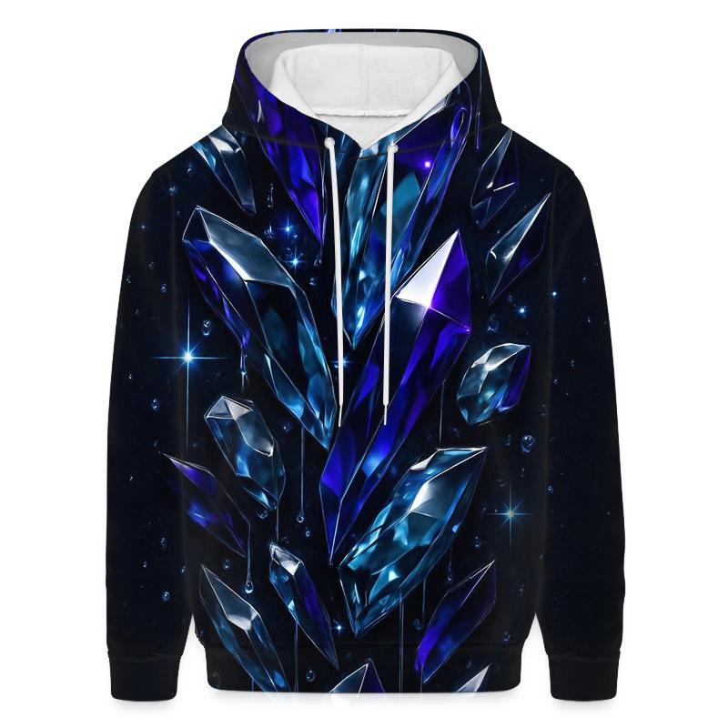 Midnight Prism Cascade zip-up hoodies