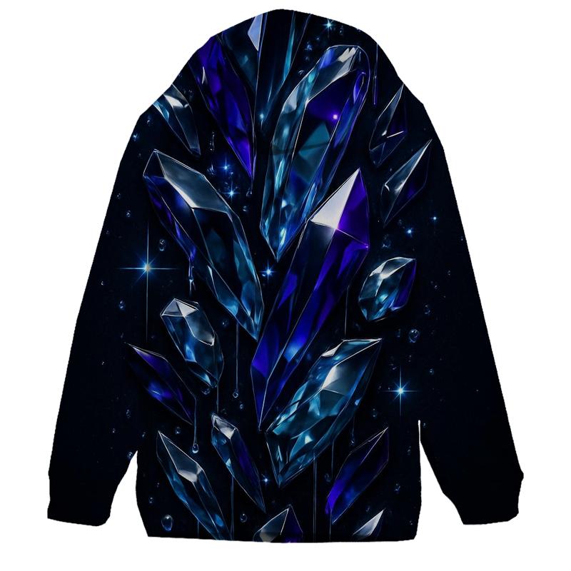 Midnight Prism Cascade zip-up hoodies