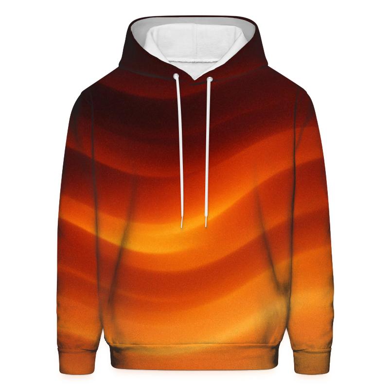 Molten Amber Drift custom hoodies