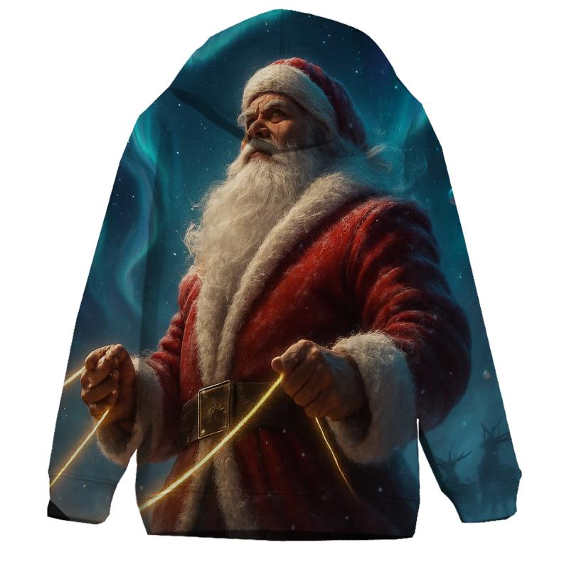 Aurora Sleigh Captain Santa printed hoodies