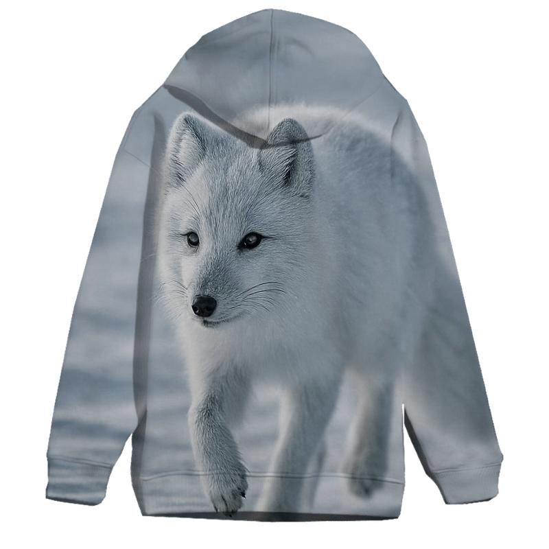Frostline Patrol Arctic Fox zip-up hoodies