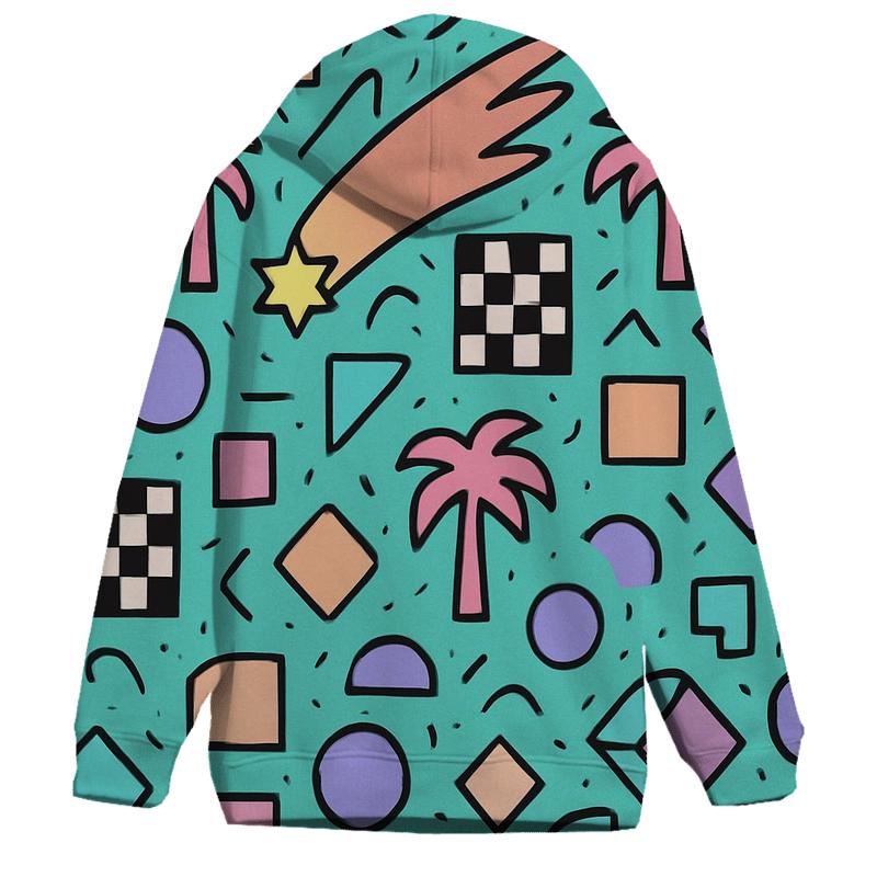Memphis Comet Mall Pattern designer hoodies