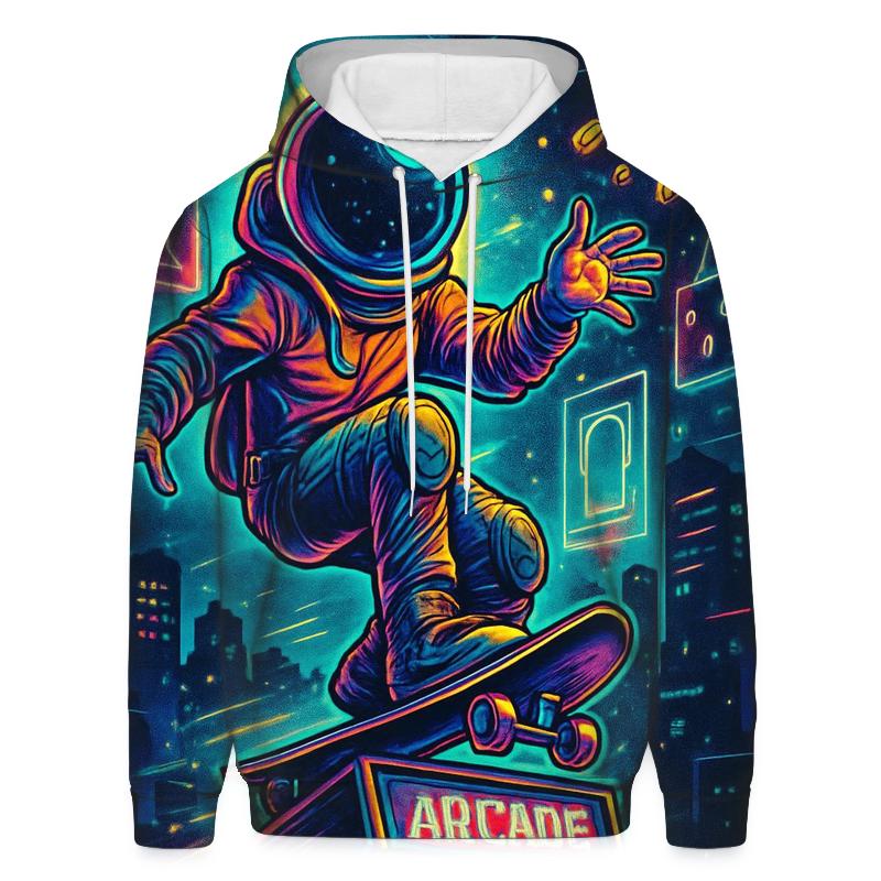 Midnight Arcade Astronaut zip-up hoodies