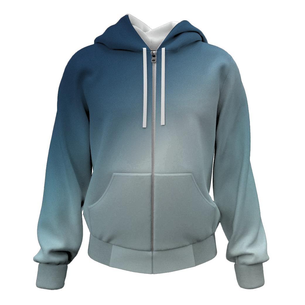 Moonlit Glacier Veil pullover hoodies
