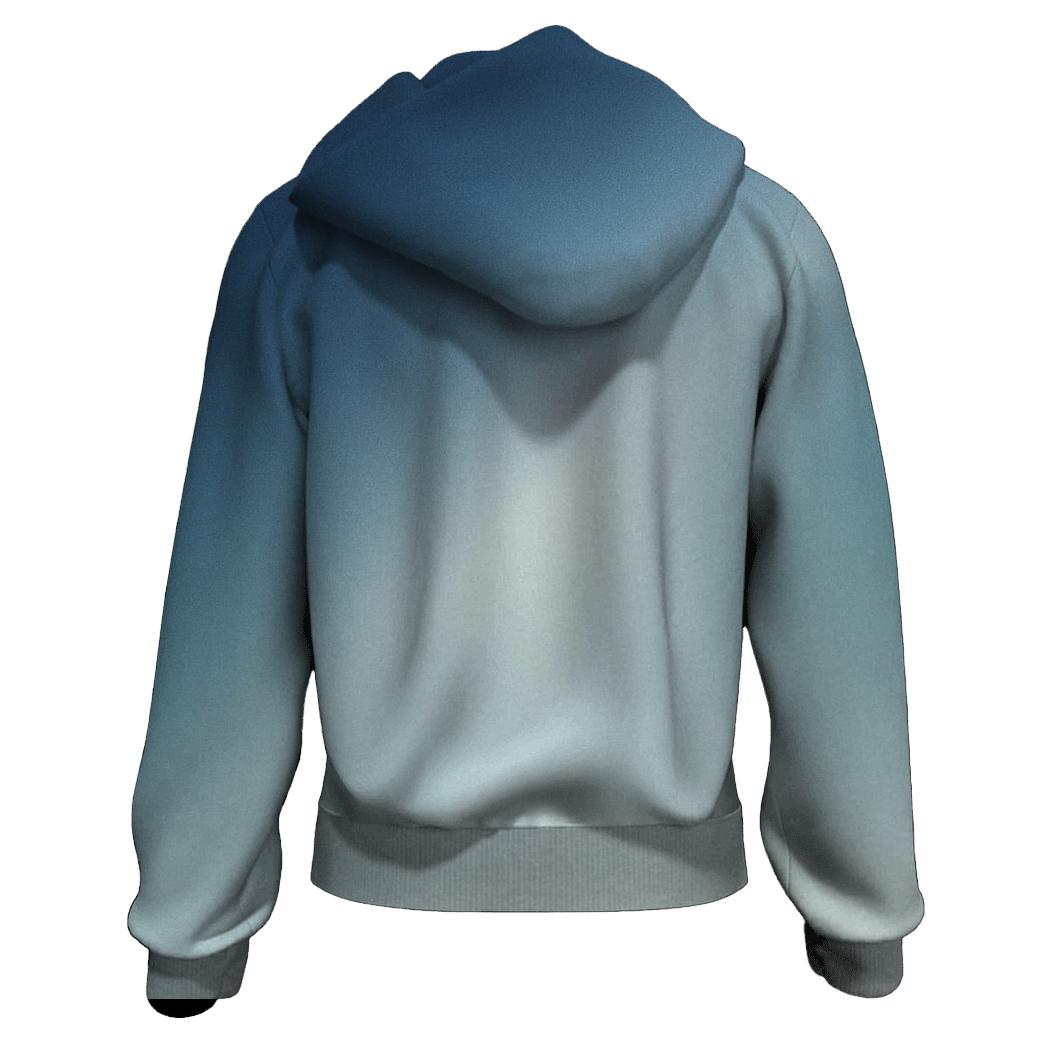 Moonlit Glacier Veil pullover hoodies