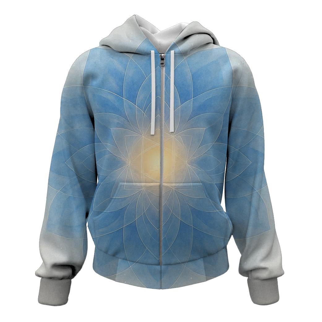 Breath Lantern Mandala designer hoodies