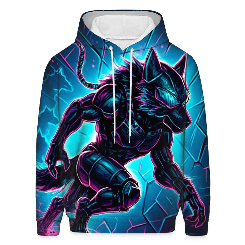 Neon Rift Pack Runner designer hoodies