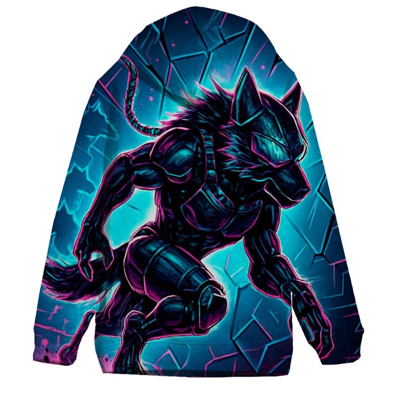 Neon Rift Pack Runner designer hoodies