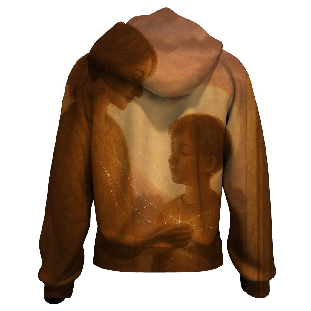 The Heart As Home A Mother Who Teaches Belonging zip-up hoodies